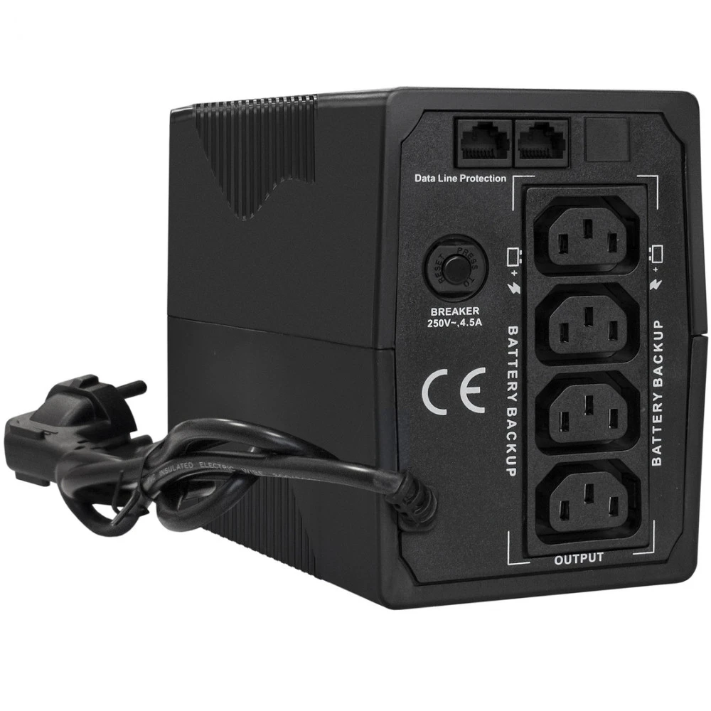 Источник бесперебойного питания ExeGate Power Back BNB-850 EP285473RUS 850 ВА, 480 Вт