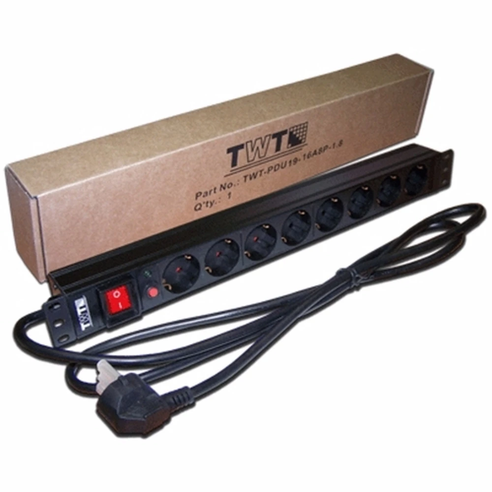 Сетевой фильтр LANMASTER Блок розеток 19 TWT-PDU19-16A8P-1.8