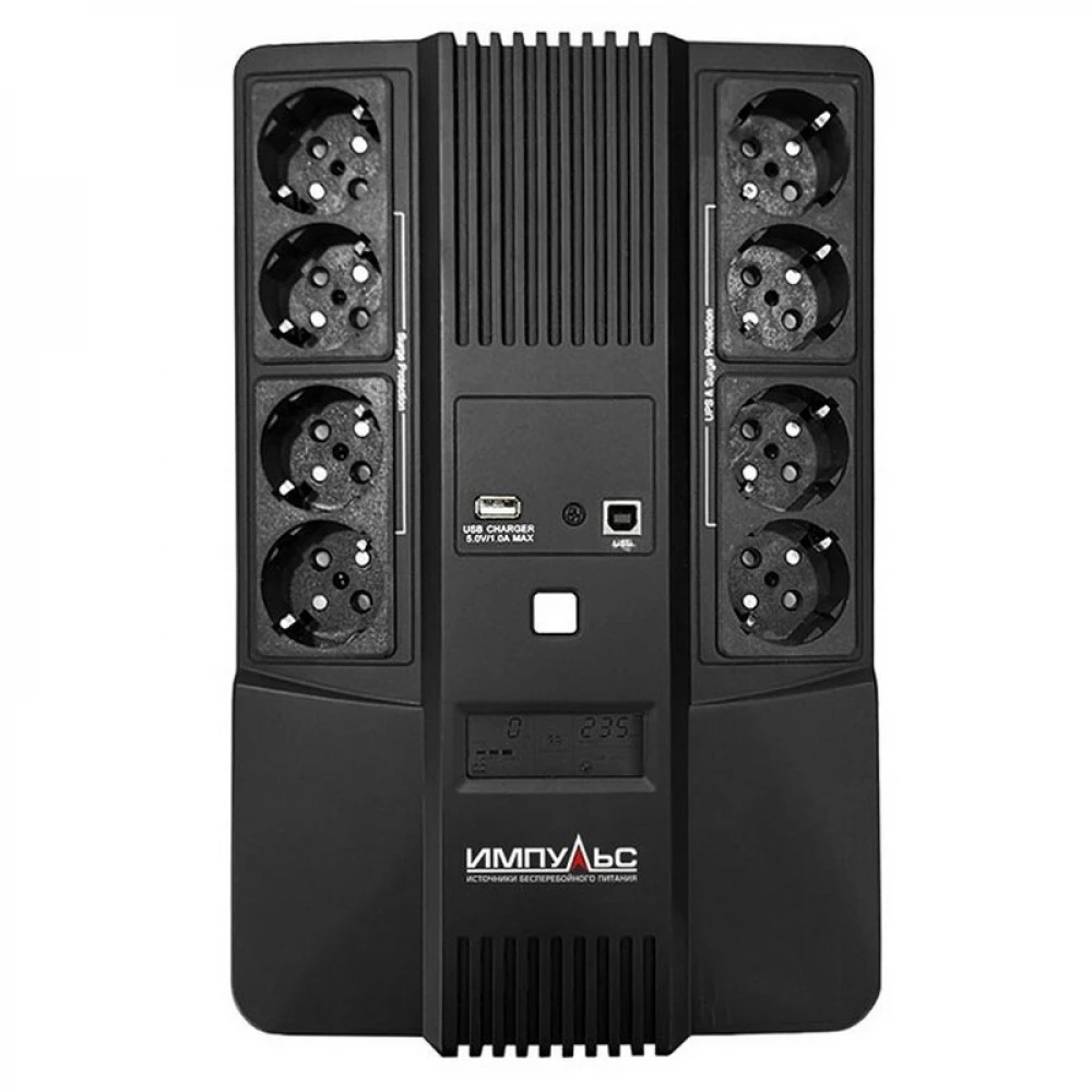 Источник бесперебойного питания Импульс МАСТЕР 800 MT80107 800 ВА, 480 Вт