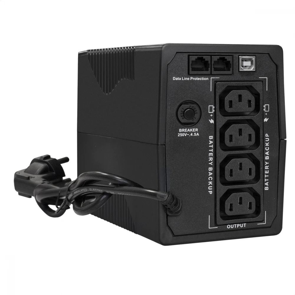 Источник бесперебойного питания ExeGate LLB-800.LCD.AVR.4C13.RJ.USB EP285583RUS 800 ВА, 480 Вт