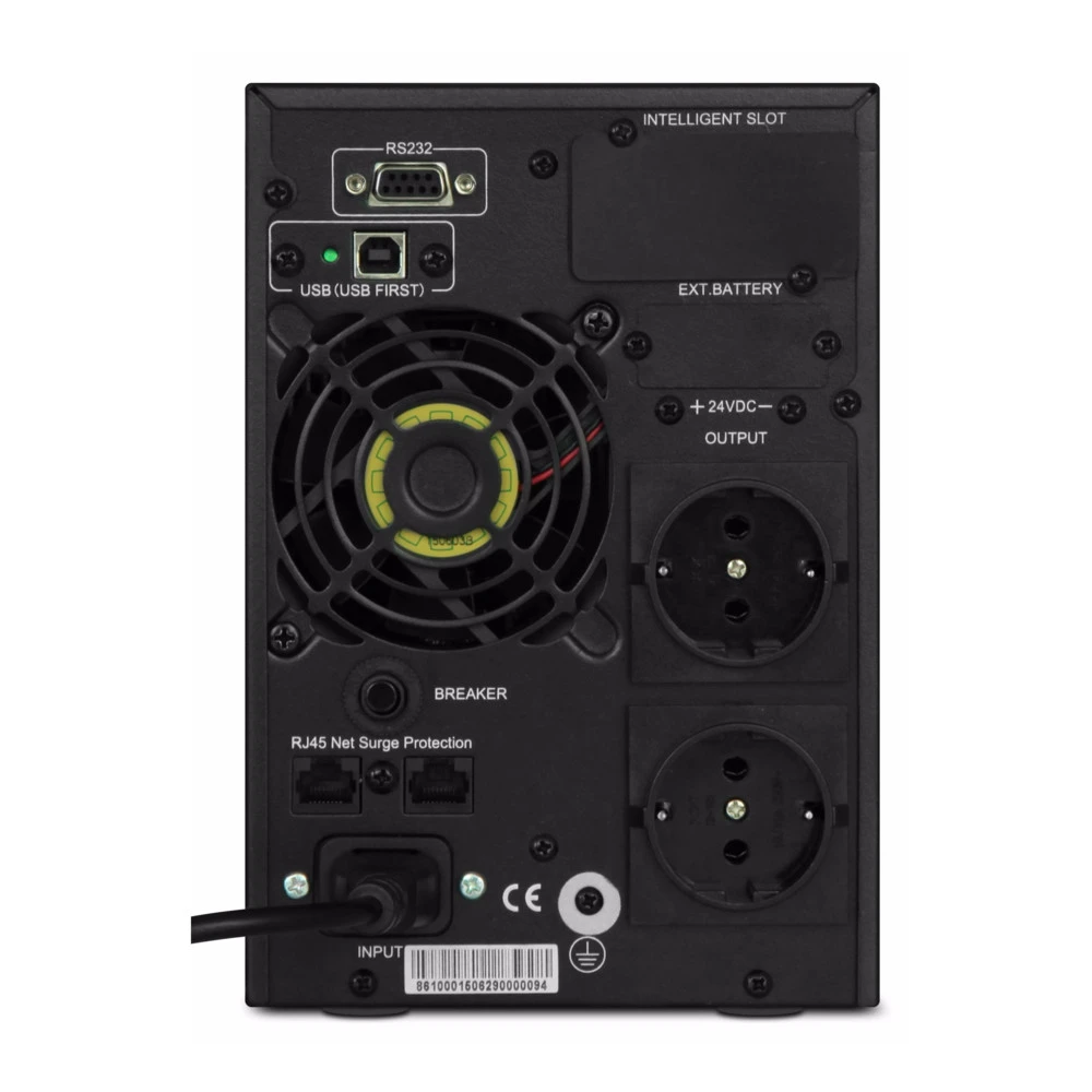 Источник бесперебойного питания Powercom Online 1000 Plus POWERMAN Online 1000 Plus 1000 ВА, 800 Вт