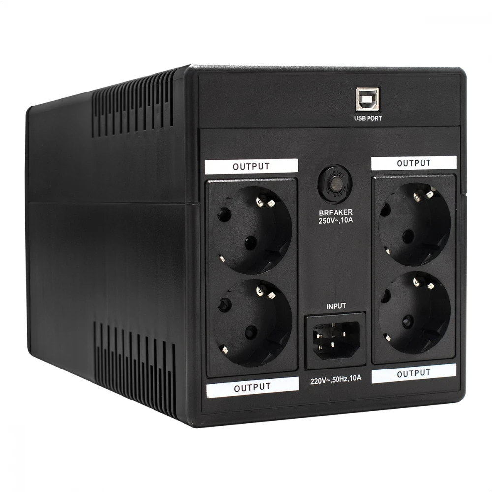 Источник бесперебойного питания ExeGate SpecialPro Smart LLB-1600.LCD.AVR.4SH.USB EP285511RUS 1600 ВА, 950 Вт