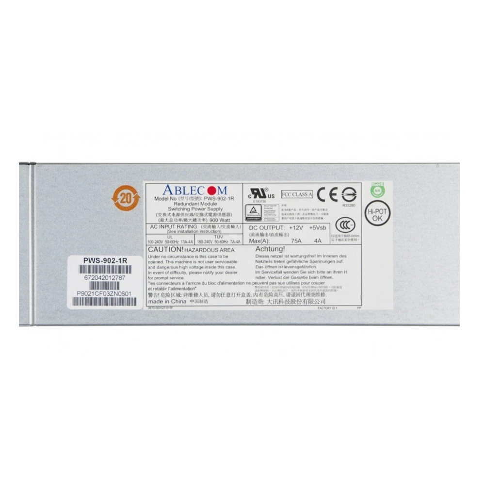 Серверный блок питания Supermicro PWS-902-1R