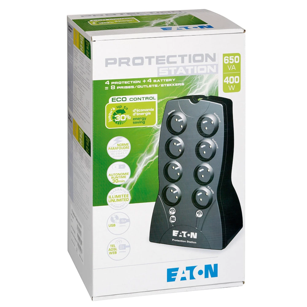 Источник бесперебойного питания Eaton Protection Station 650 DIN 61062 650 ВА, 400 Вт