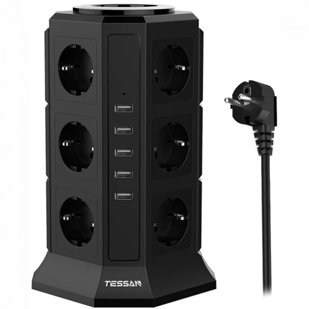 Сетевой фильтр Tessan TP-VA5U12E