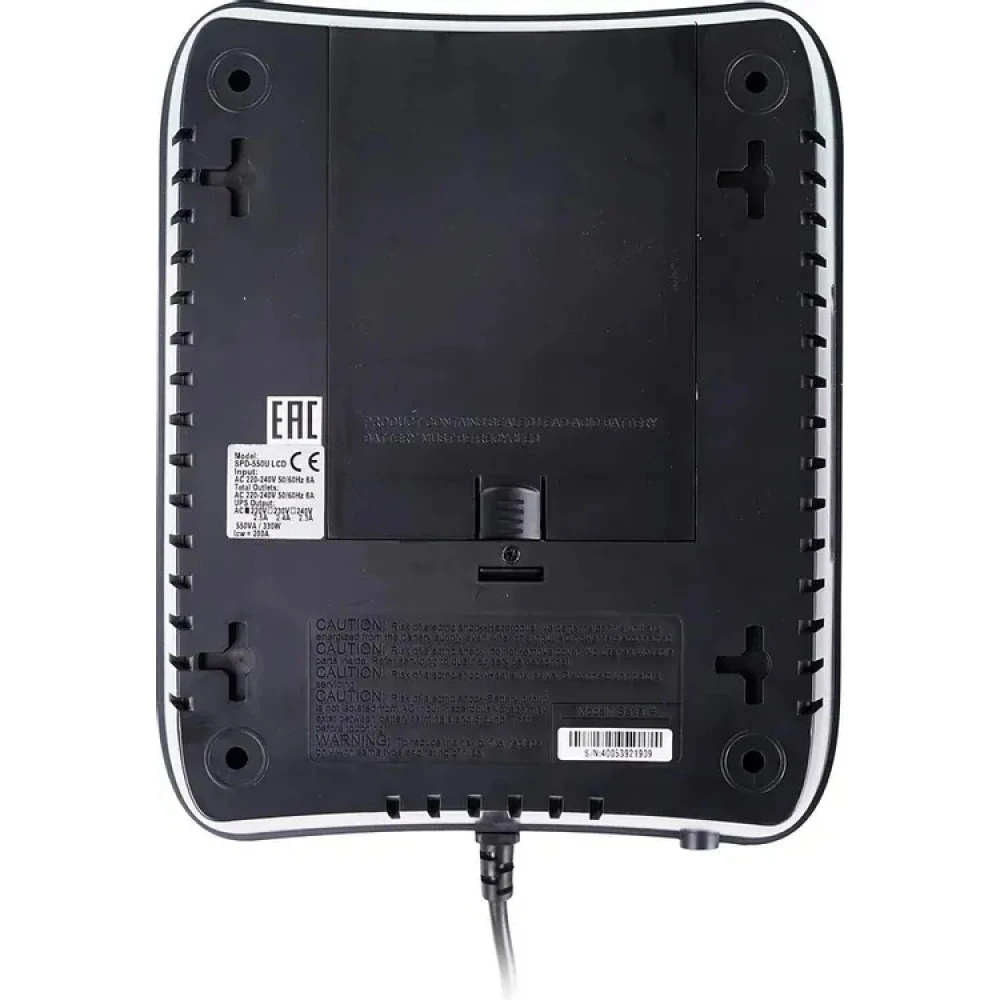 Источник бесперебойного питания Powercom Spider SPD-550U LCD SPD-550U-LCD 550 ВА, 330 Вт