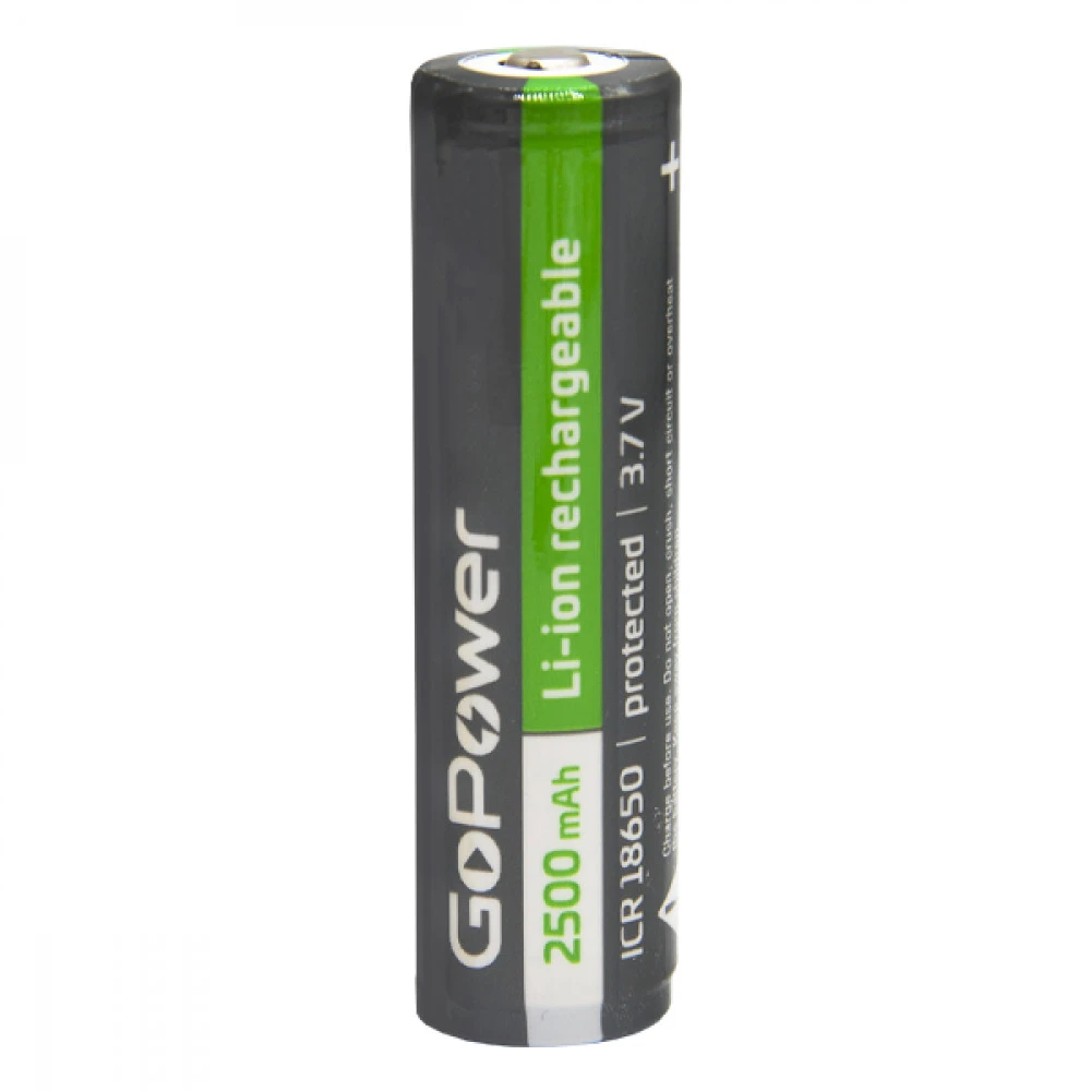 Батарейка GoPower 18650 BL1 3.7V 2500mAh 00-00018354
