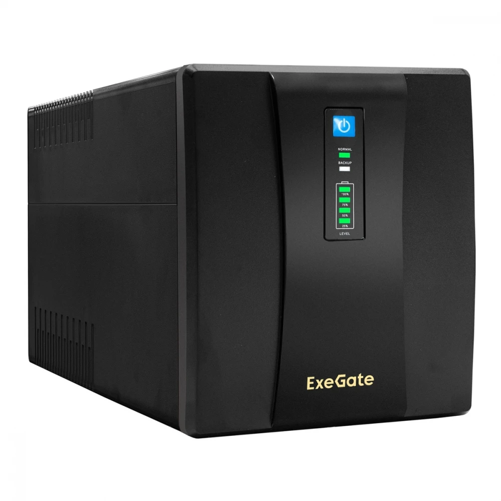 Источник бесперебойного питания ExeGate SpecialPro UNB-1200.LED.AVR.4SH EP285491RUS 1200 ВА, 750 Вт
