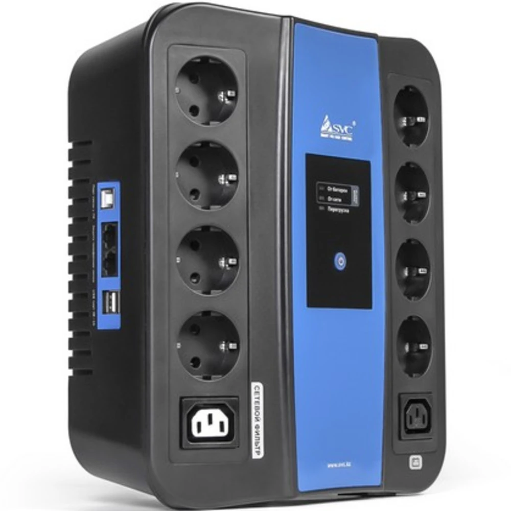 Источник бесперебойного питания SVC U-1000 1000 ВА, 600 Вт