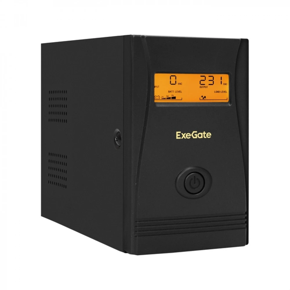 Источник бесперебойного питания ExeGate ULB-800.LCD.AVR.2SH 800 ВА, 480 Вт