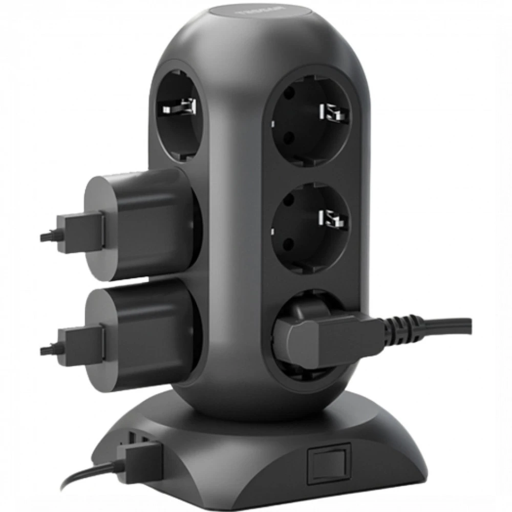Сетевой фильтр Tessan TPS02-DE Black