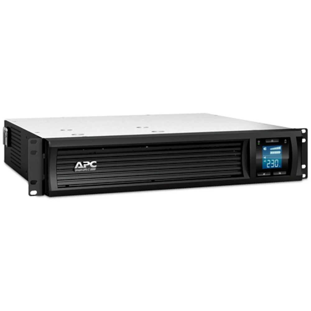 Источник бесперебойного питания APC Smart-UPS C 2000 RM SMC2000I-2U 2000 ВА, 1300 Вт