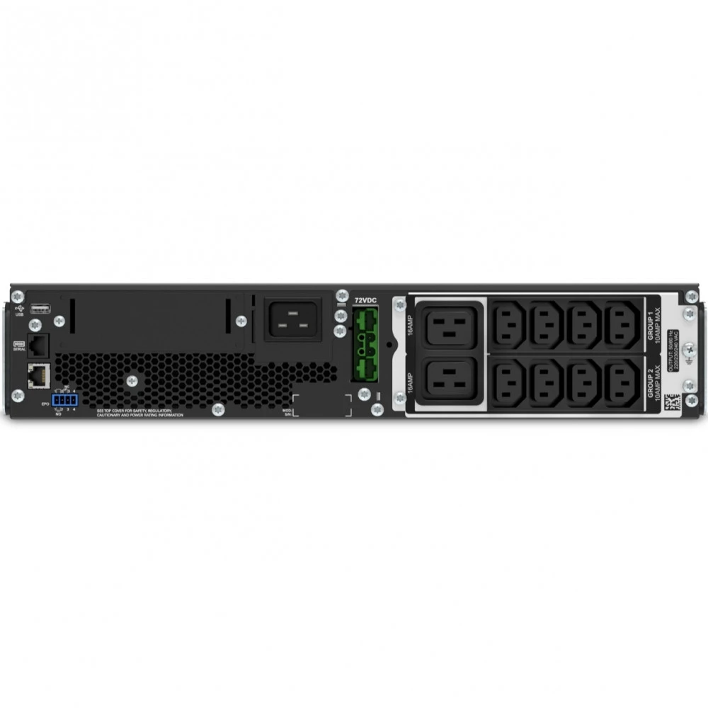 Источник бесперебойного питания APC Smart-UPS SRT 2200 RM SRT2200RMXLI 2200 ВА, 1980 Вт