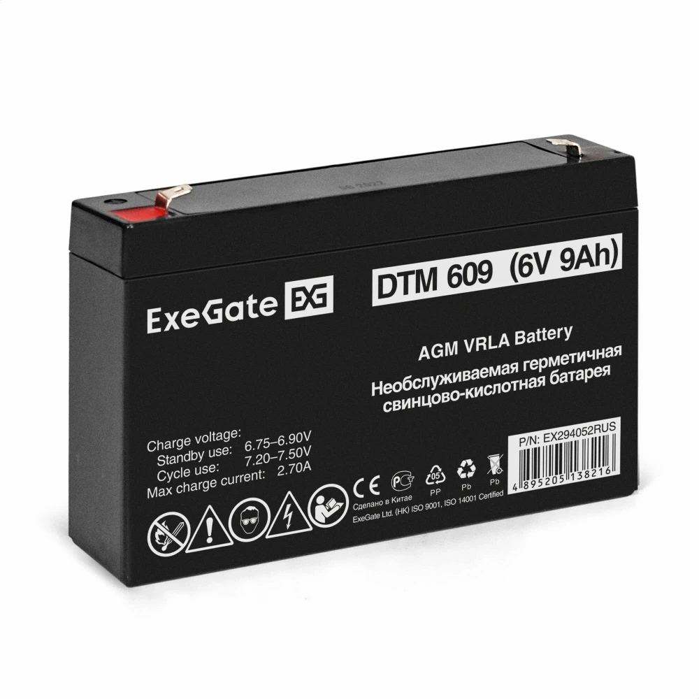 Сменные аккумуляторы АКБ для ИБП ExeGate EX294052RUS 6 В