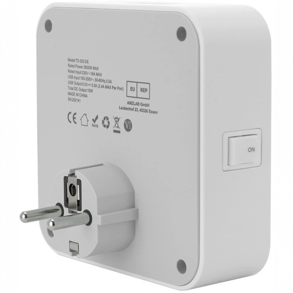 Сетевой фильтр Tessan TS-302-DE Grey