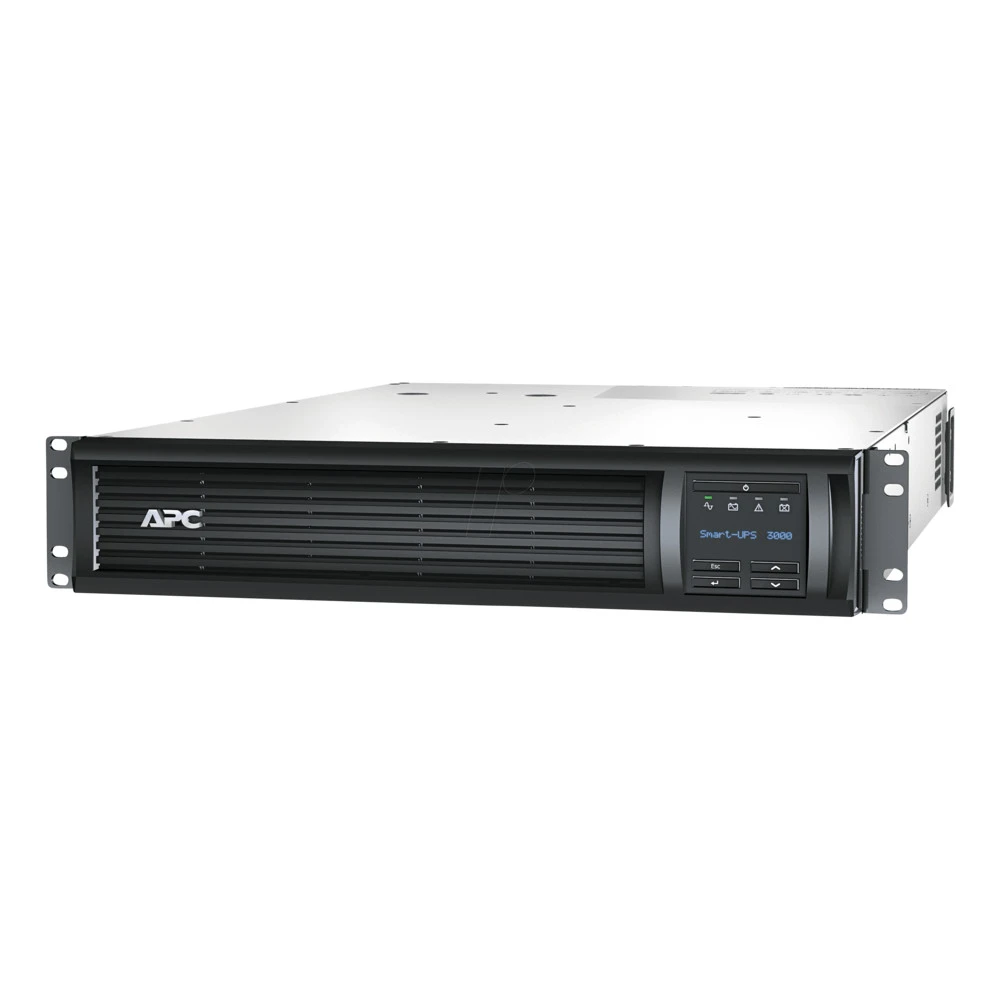 Источник бесперебойного питания APC Smart-UPS мощностью 3000 ВА, ЖК-экран, для установки в стойку высотой 2U, 230 В, с технологией SmartConnect SMT3000RMI2UC 3000 ВА, 2700 Вт