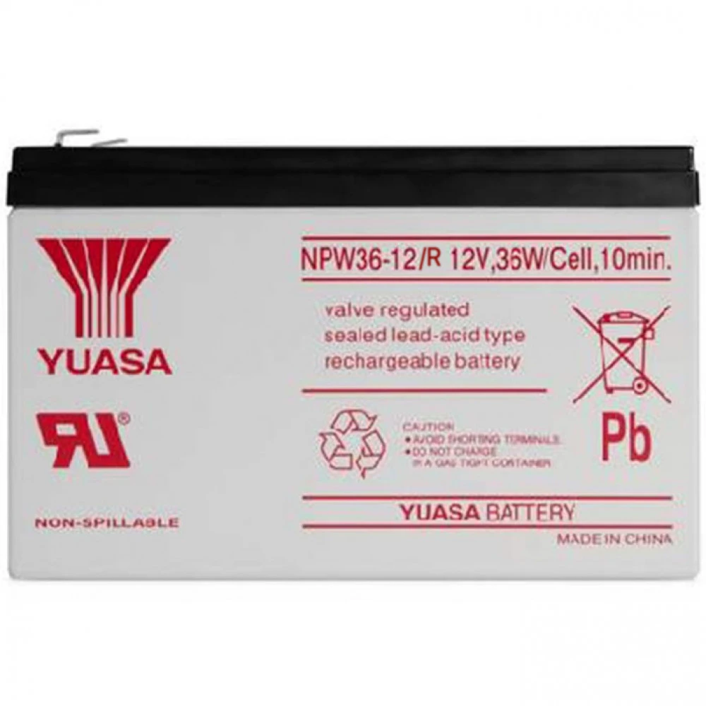 Сменные аккумуляторы АКБ для ИБП Yuasa NPW36-12/R 12В 7.5 Ач NPW 36-12/R 7.5Ah 12 В