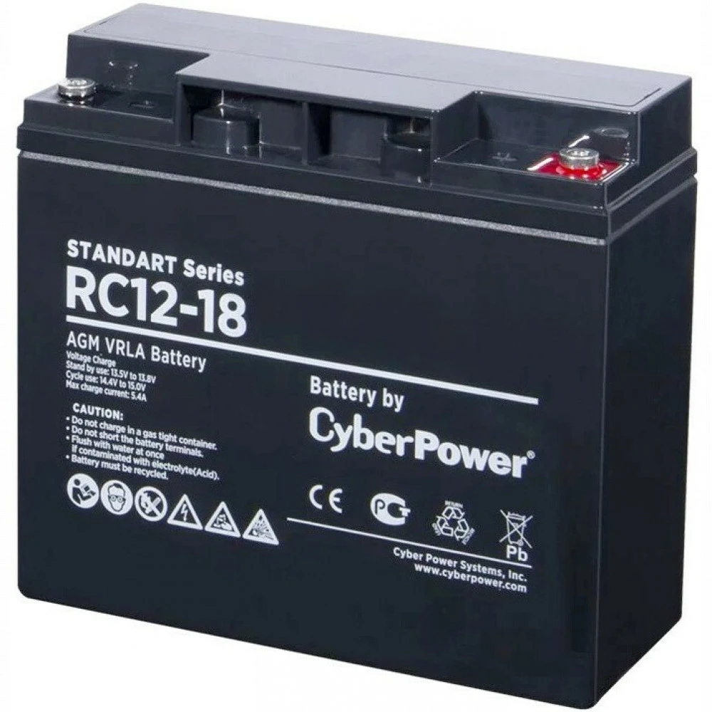 Сменные аккумуляторы АКБ для ИБП CyberPower RC12-18 12 В