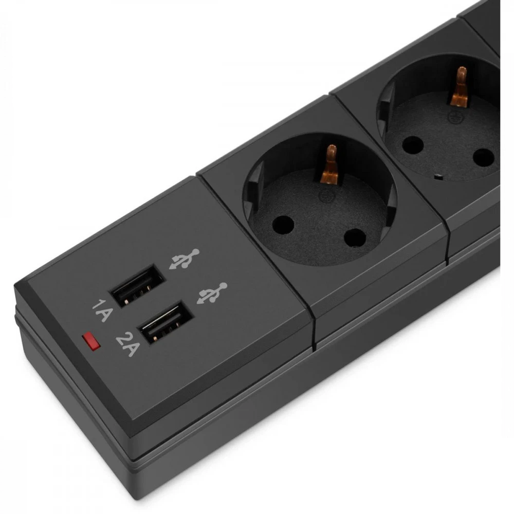 Сетевой фильтр Buro BU-SP3_USB_2A-B