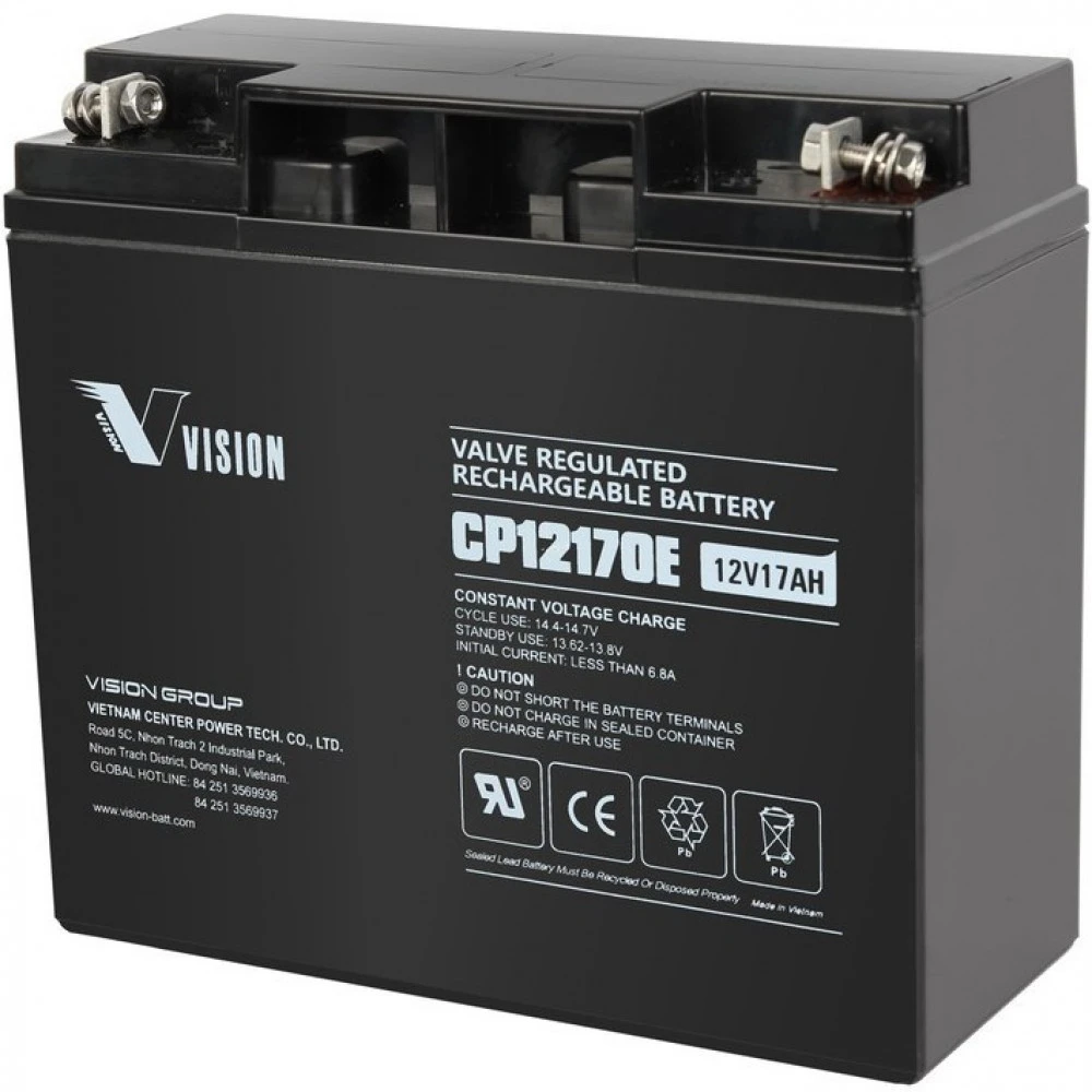 Сменные аккумуляторы АКБ для ИБП VISION CP12170E-X CP12170E-X 12V17AH 12 В