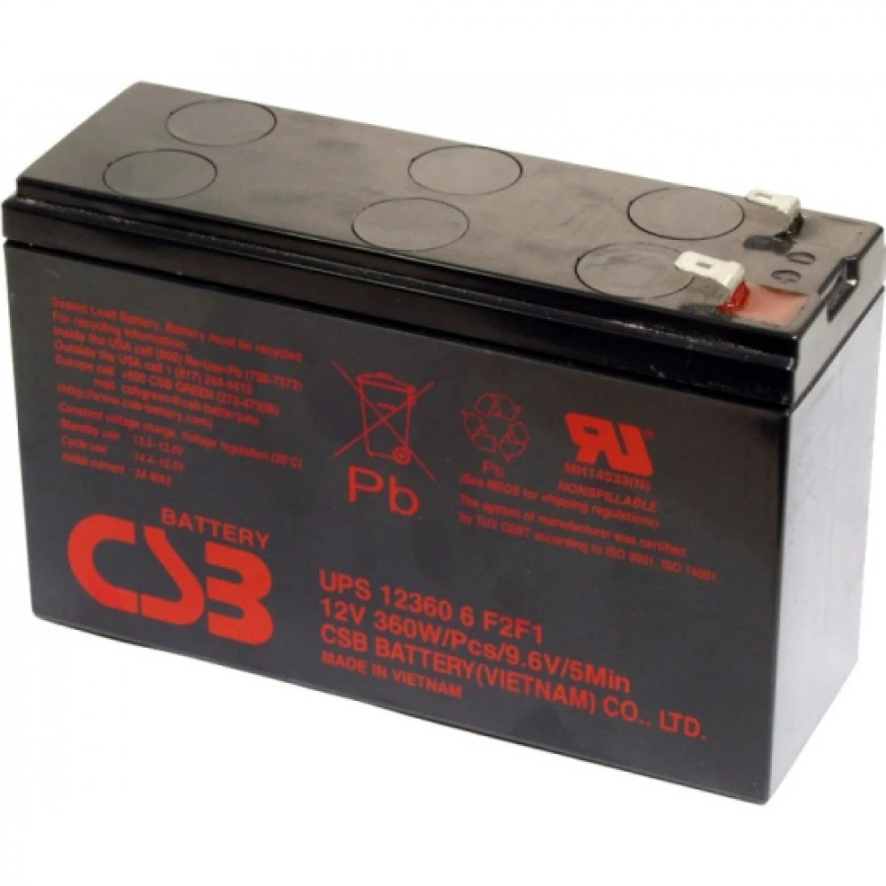 Сменные аккумуляторы АКБ для ИБП CSB UPS123606 F2 12 В