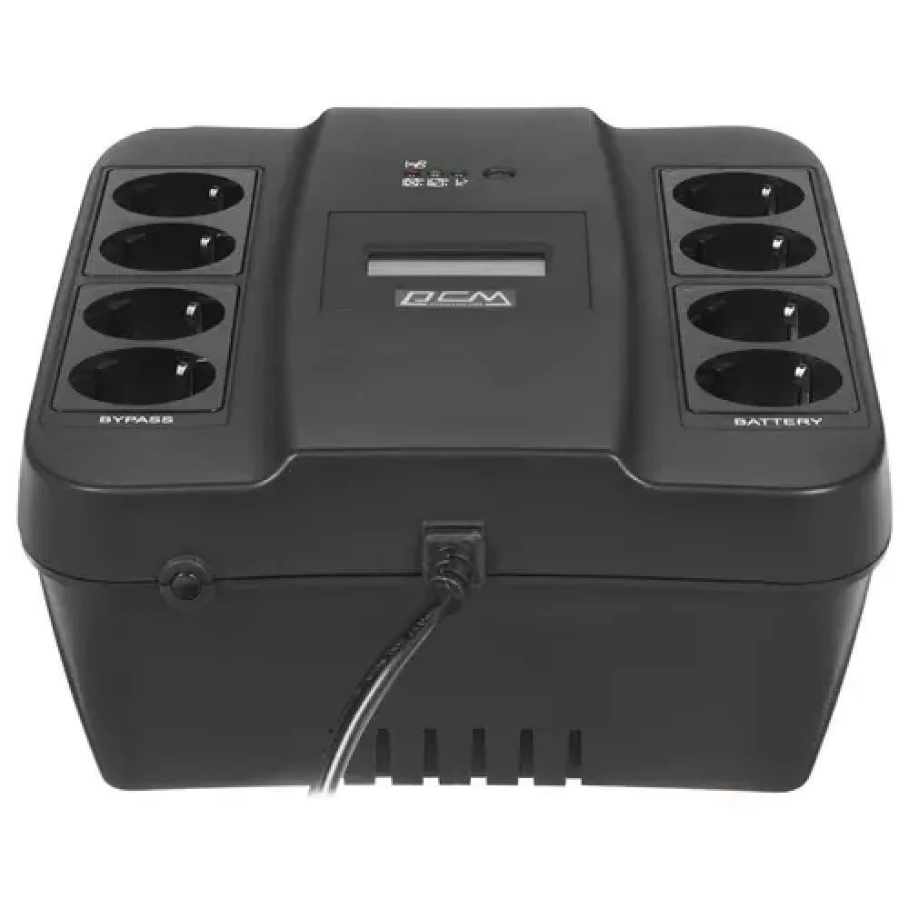 Источник бесперебойного питания Powercom Spider SPD-1100U LCD SPD-1100U LCD USB 1100 ВА, 605 Вт