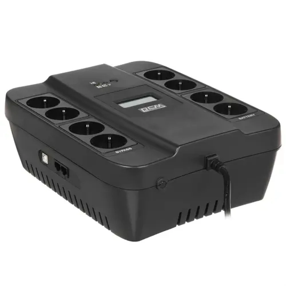 Источник бесперебойного питания Powercom Spider SPD-1100U LCD SPD-1100U LCD USB 1100 ВА, 605 Вт