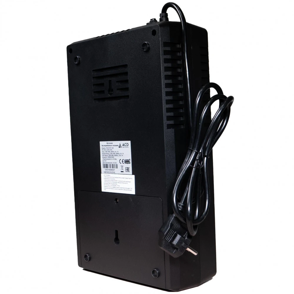 Источник бесперебойного питания ACD PW-Entry 600 86C-C24013-00G 600 ВА, 360 Вт