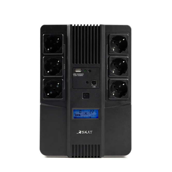 Источник бесперебойного питания БАСТИОН SKAT-UPS 800 AID 800 ВА, 480 Вт