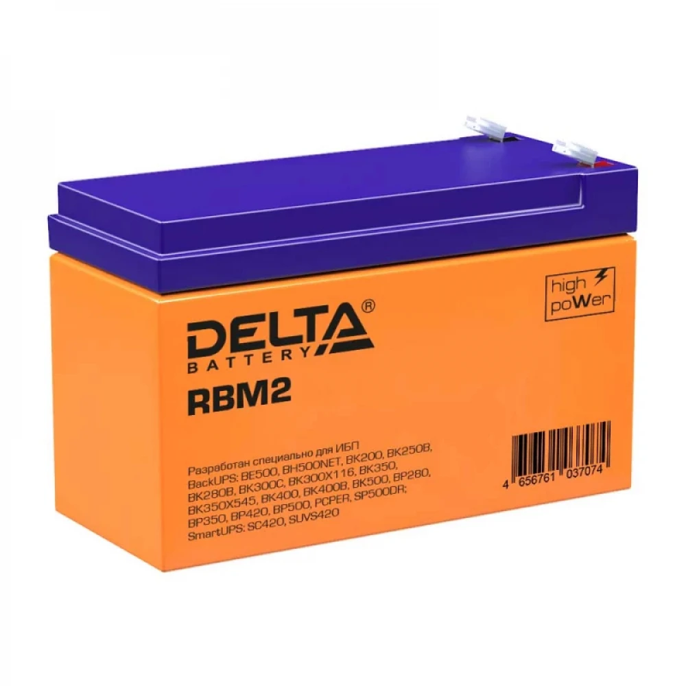 Сменные аккумуляторы АКБ для ИБП Delta Battery RBM2 12 В