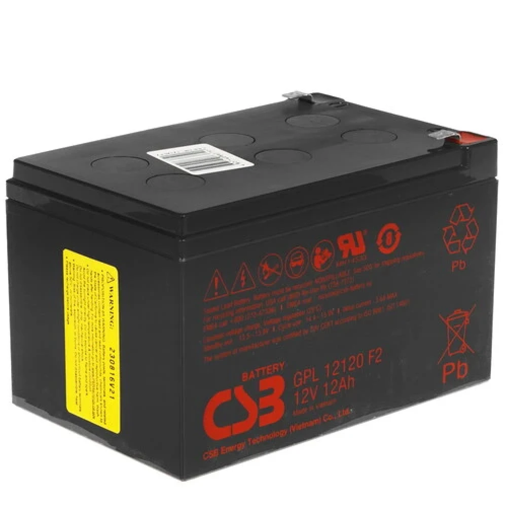 Сменные аккумуляторы АКБ для ИБП CSB GPL12120 F2 CSB 12 В