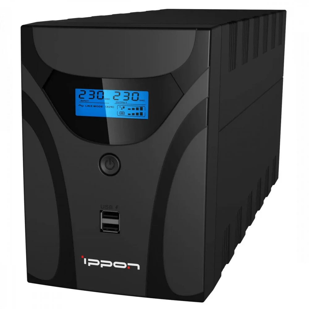 Источник бесперебойного питания IPPON Back Power Pro II Euro 2200 1029746 2200 ВА, 1200 Вт