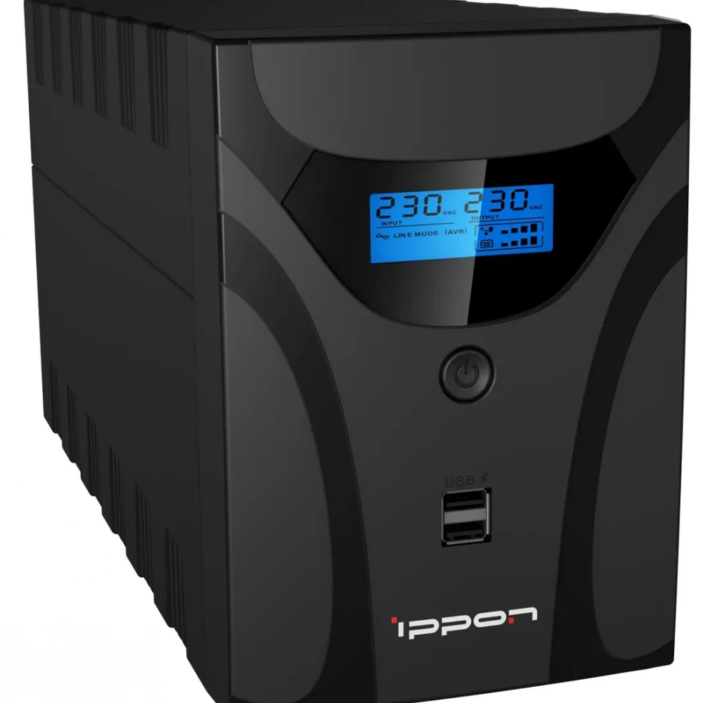 Источник бесперебойного питания IPPON Back Power Pro II Euro 2200 1029746 2200 ВА, 1200 Вт