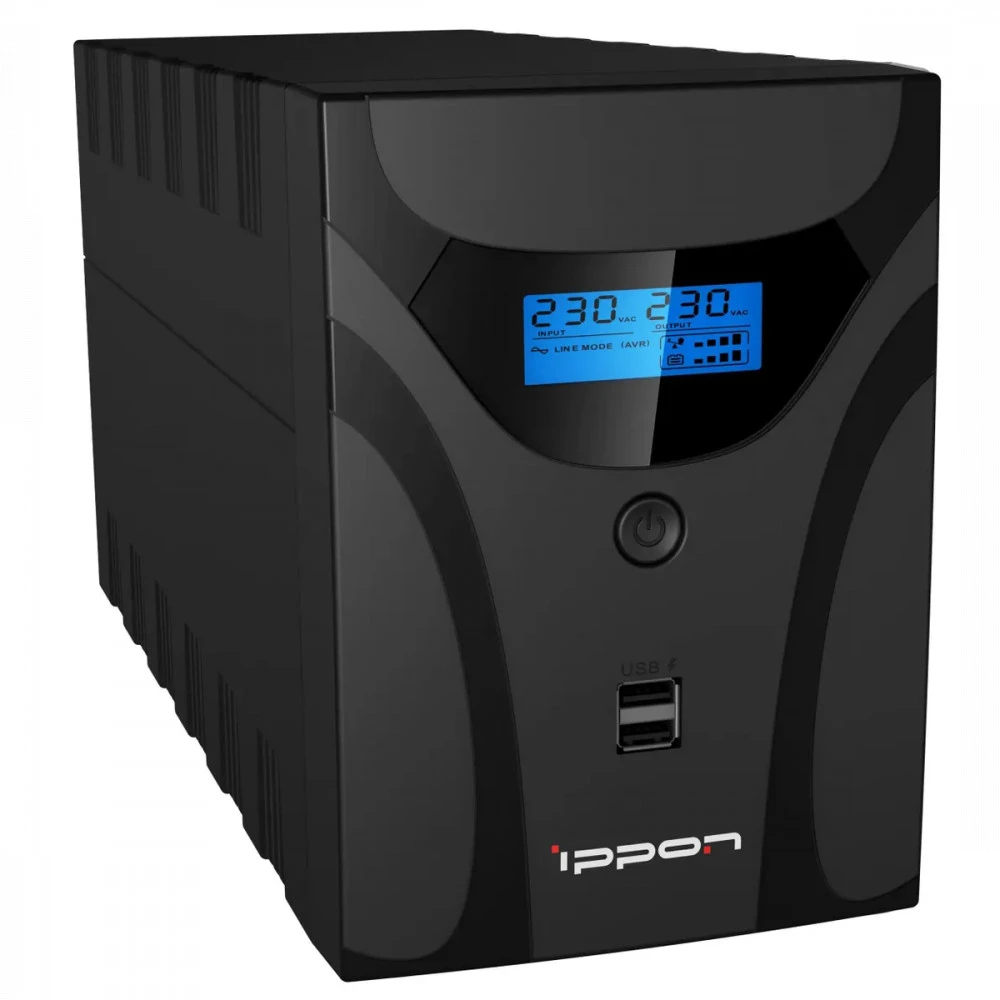 Источник бесперебойного питания IPPON Back Power Pro II Euro 2200 1029746 2200 ВА, 1200 Вт
