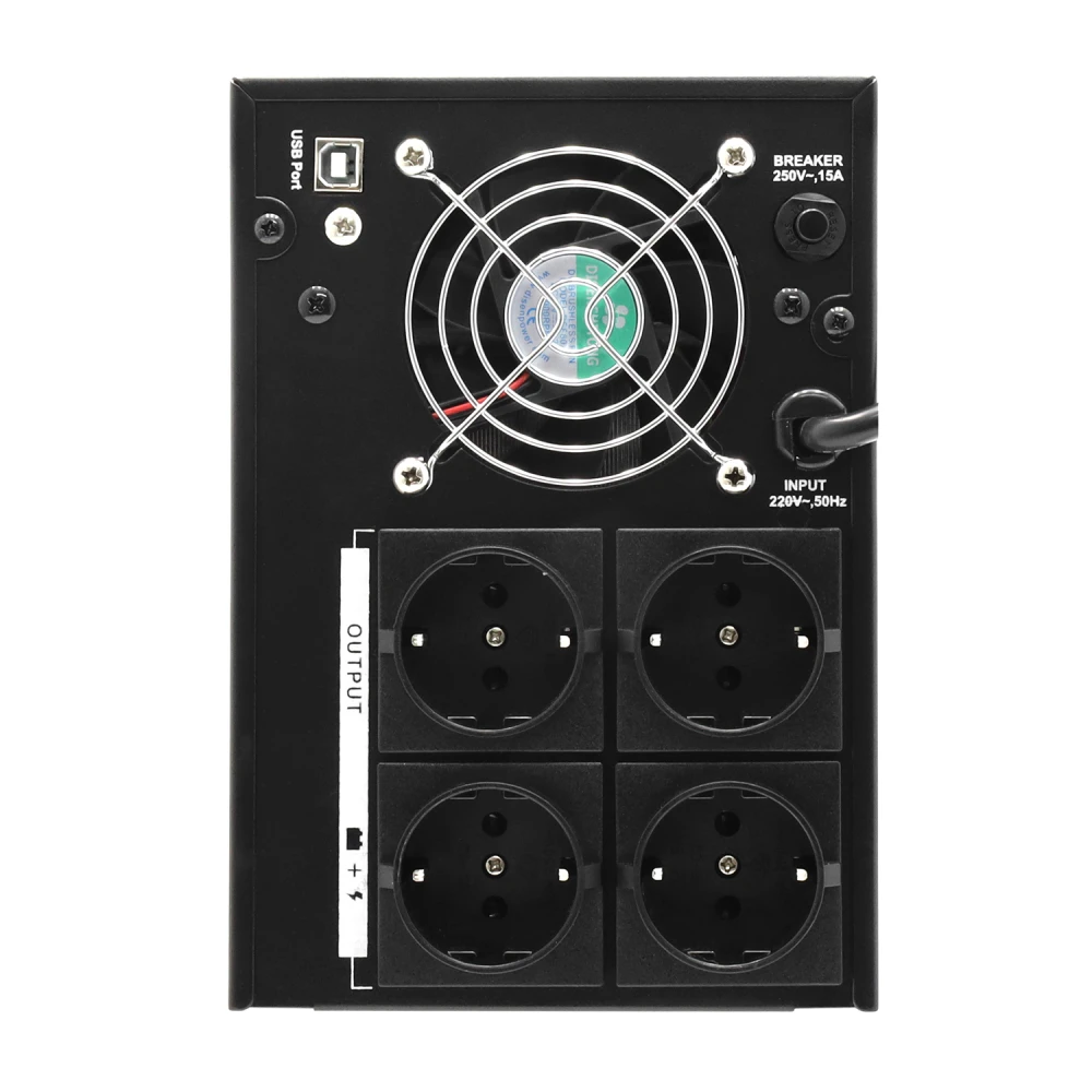 Источник бесперебойного питания Hikvision DS-UPS3000 DS-UPS3000 Schuko 3000 ВА, 1800 Вт
