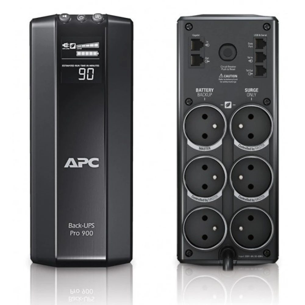 Источник бесперебойного питания APC Power-Saving Back-UPS Pro 900 BR900G-GR 900 ВА, 540 Вт