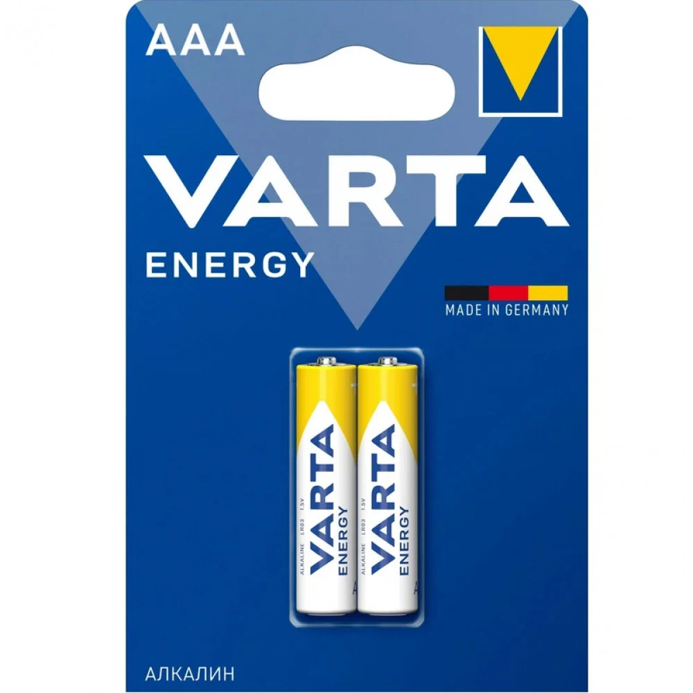 Батарейка VARTA ENERGY LR03 AAA BL2 Alkaline 1.5V 4103229412