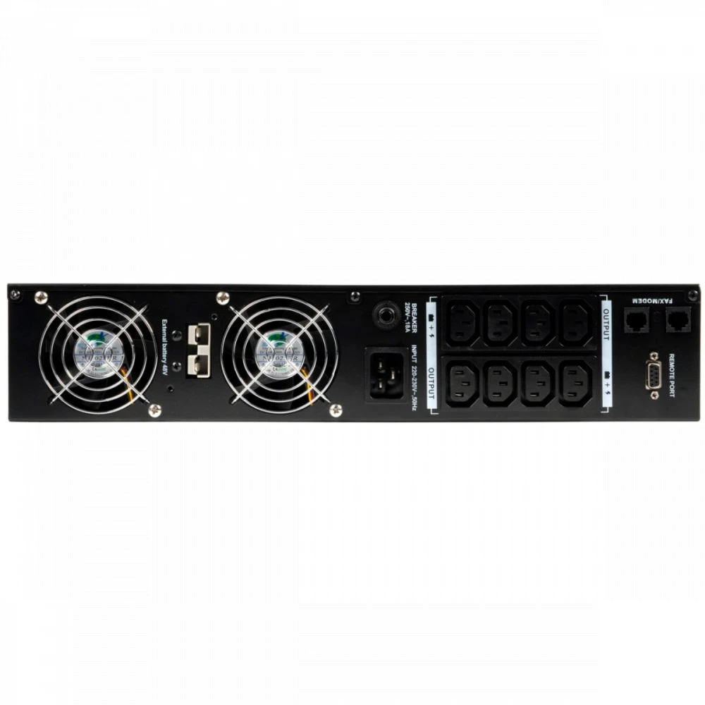 Источник бесперебойного питания БАСТИОН RAPAN-UPS 2000-RACK-IN-4X9-E 8959 2000 ВА, 1400 Вт