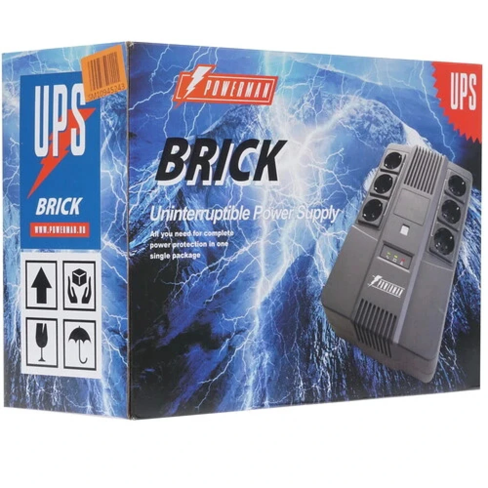 Источник бесперебойного питания Powerman Brick 600 6120043 600 ВА, 360 Вт