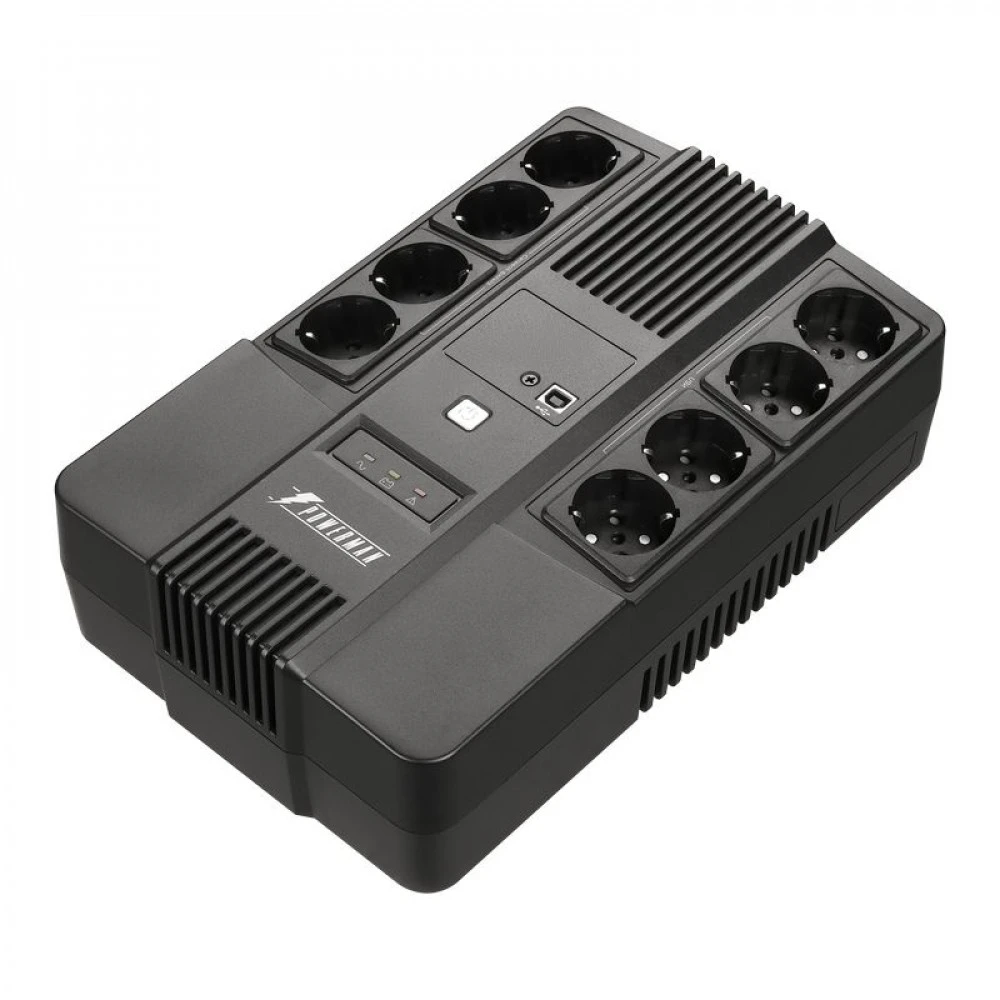 Источник бесперебойного питания Powerman Brick 850 Plus 850 ВА, 550 Вт