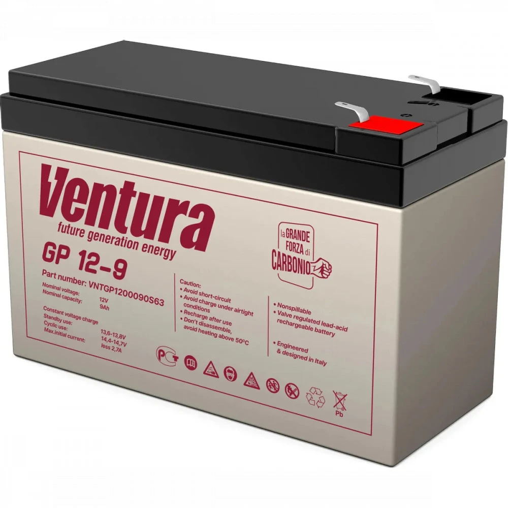 Сменные аккумуляторы АКБ для ИБП Ventura GP 12-9 VNTGP1200090S50 12 В