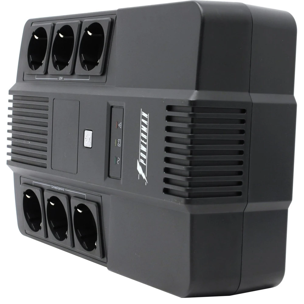 Источник бесперебойного питания Powerman BRICK 800 800 ВА, 480 Вт