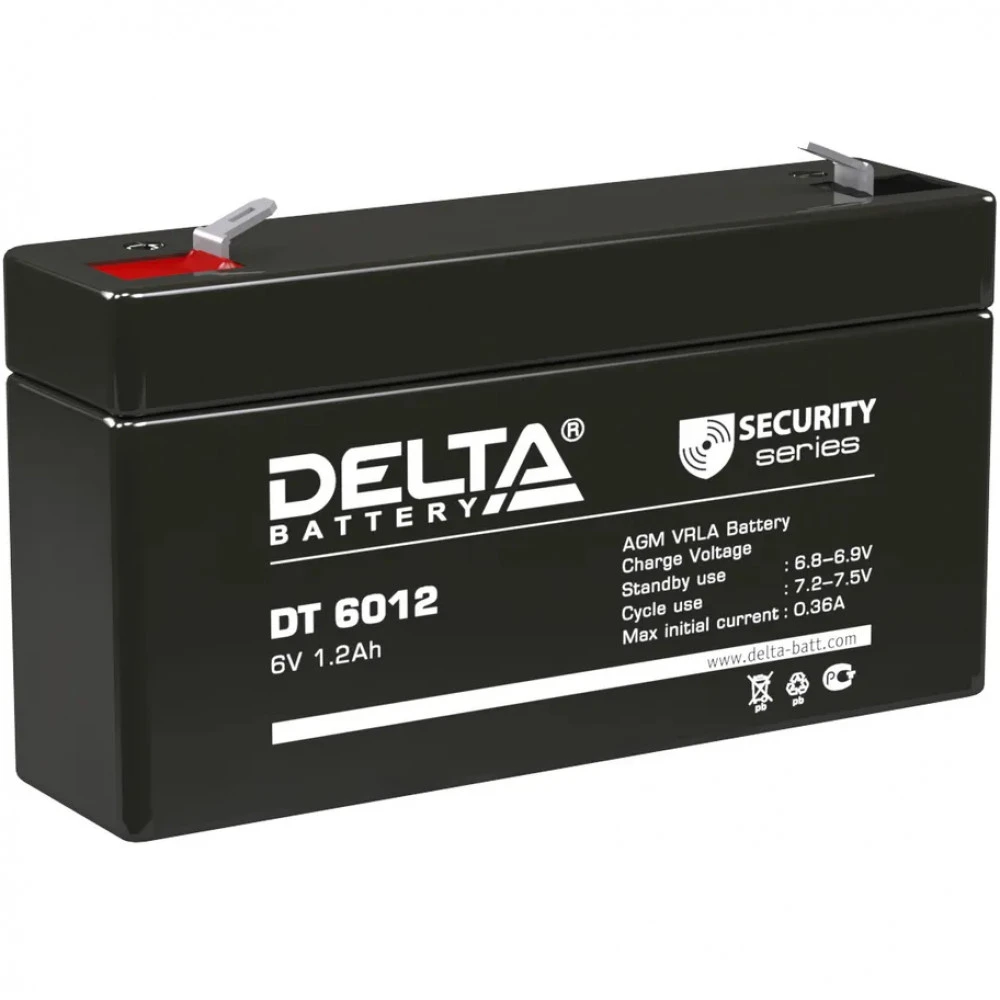 Сменные аккумуляторы АКБ для ИБП Delta Battery DT 6012 6 В
