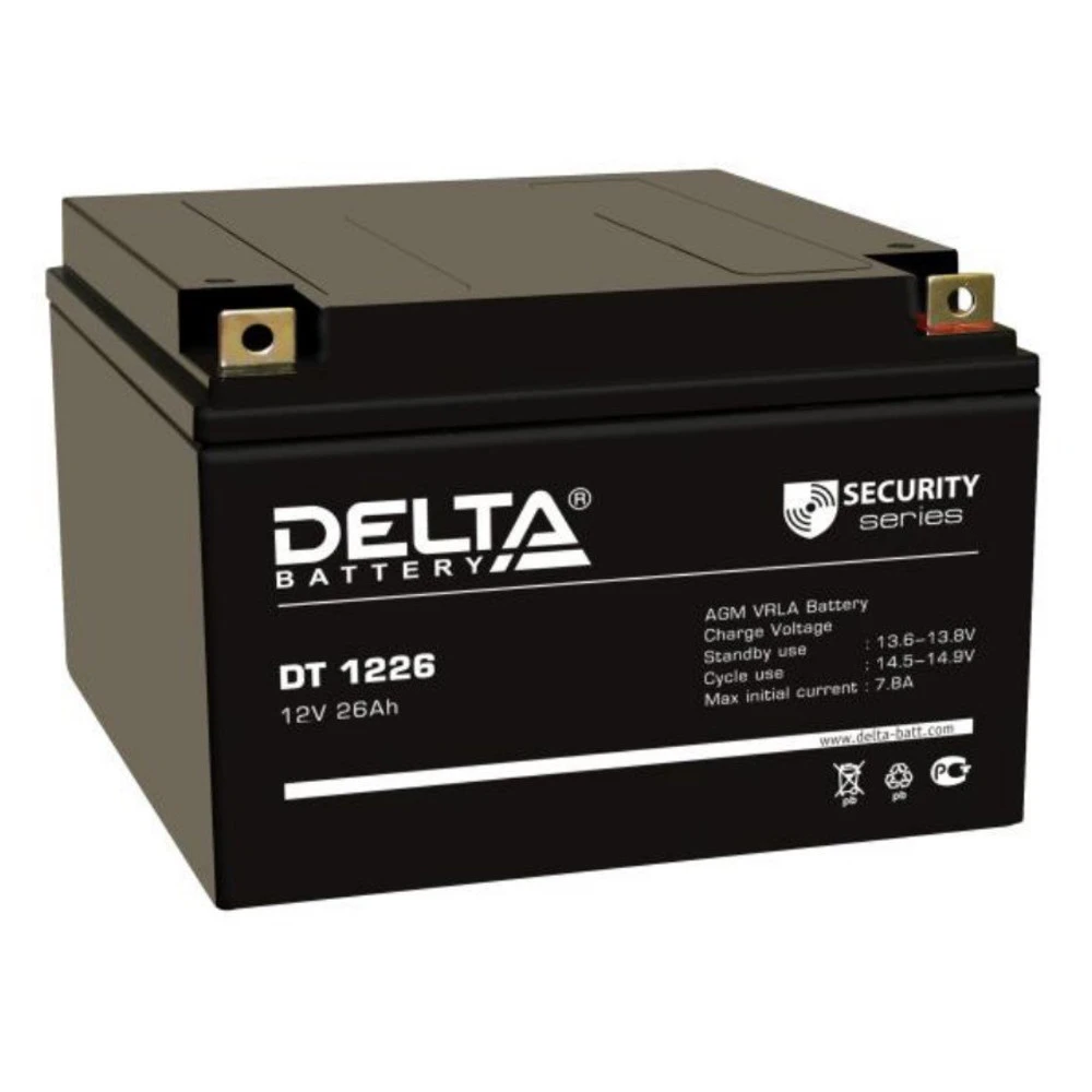 Сменные аккумуляторы АКБ для ИБП Delta Battery DT 1226 12 В
