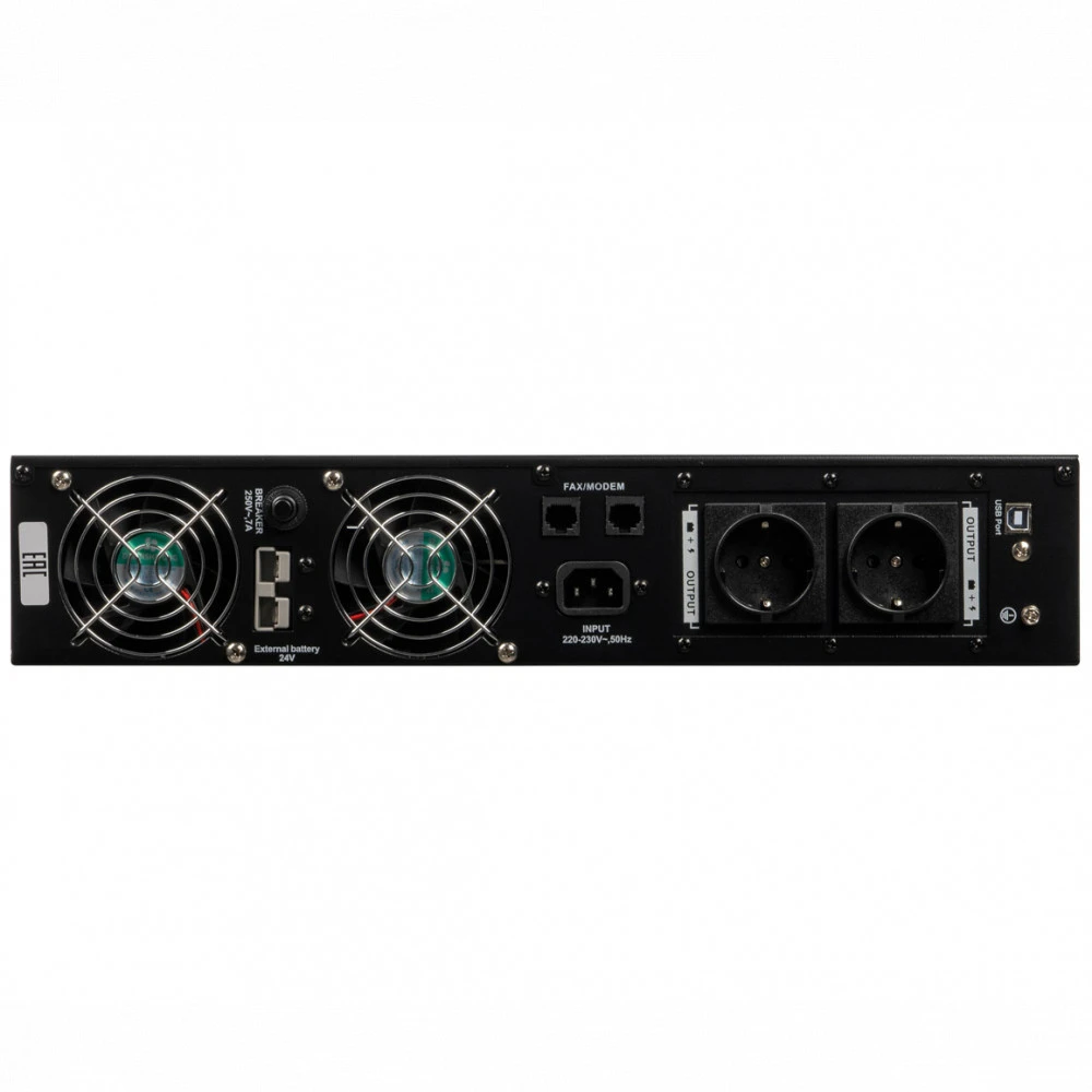 Источник бесперебойного питания БАСТИОН RAPAN-UPS 2000-RACK-IN-4X9 8937 2000 ВА, 1400 Вт
