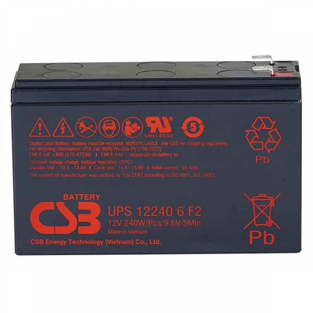 Сменные аккумуляторы АКБ для ИБП CSB UPS122406 F2 UPS122406 F2 CSB 12 В
