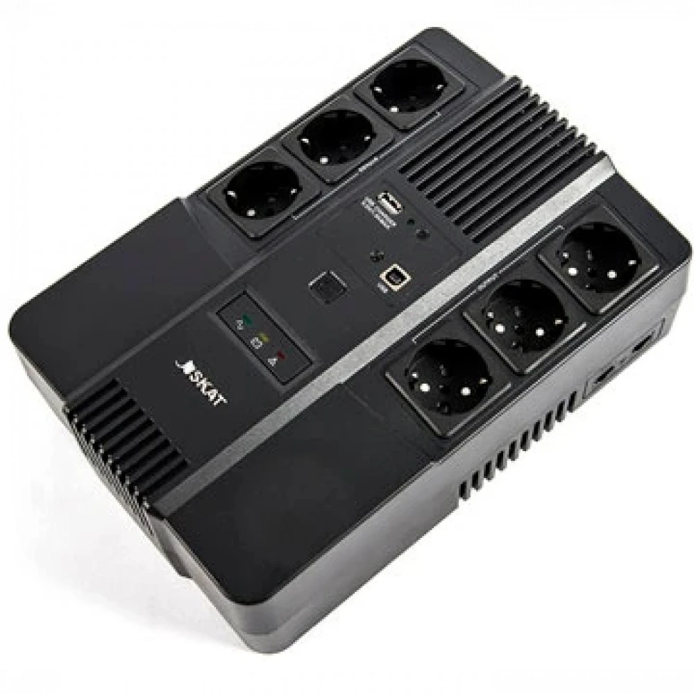 Источник бесперебойного питания БАСТИОН Skat-UPS 600 AI 8998 600 ВА, 360 Вт