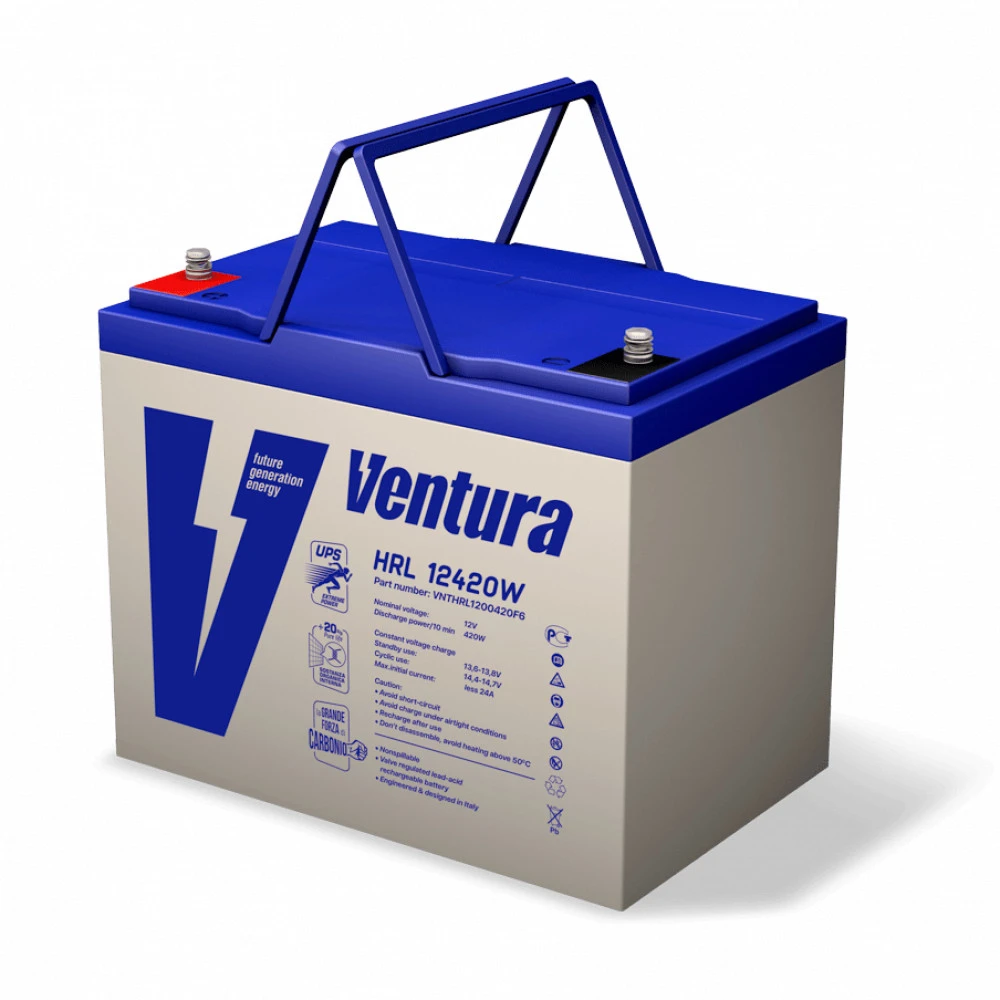Сменные аккумуляторы АКБ для ИБП Ventura HRL 12420W VNTHRL1200420F6 12 В