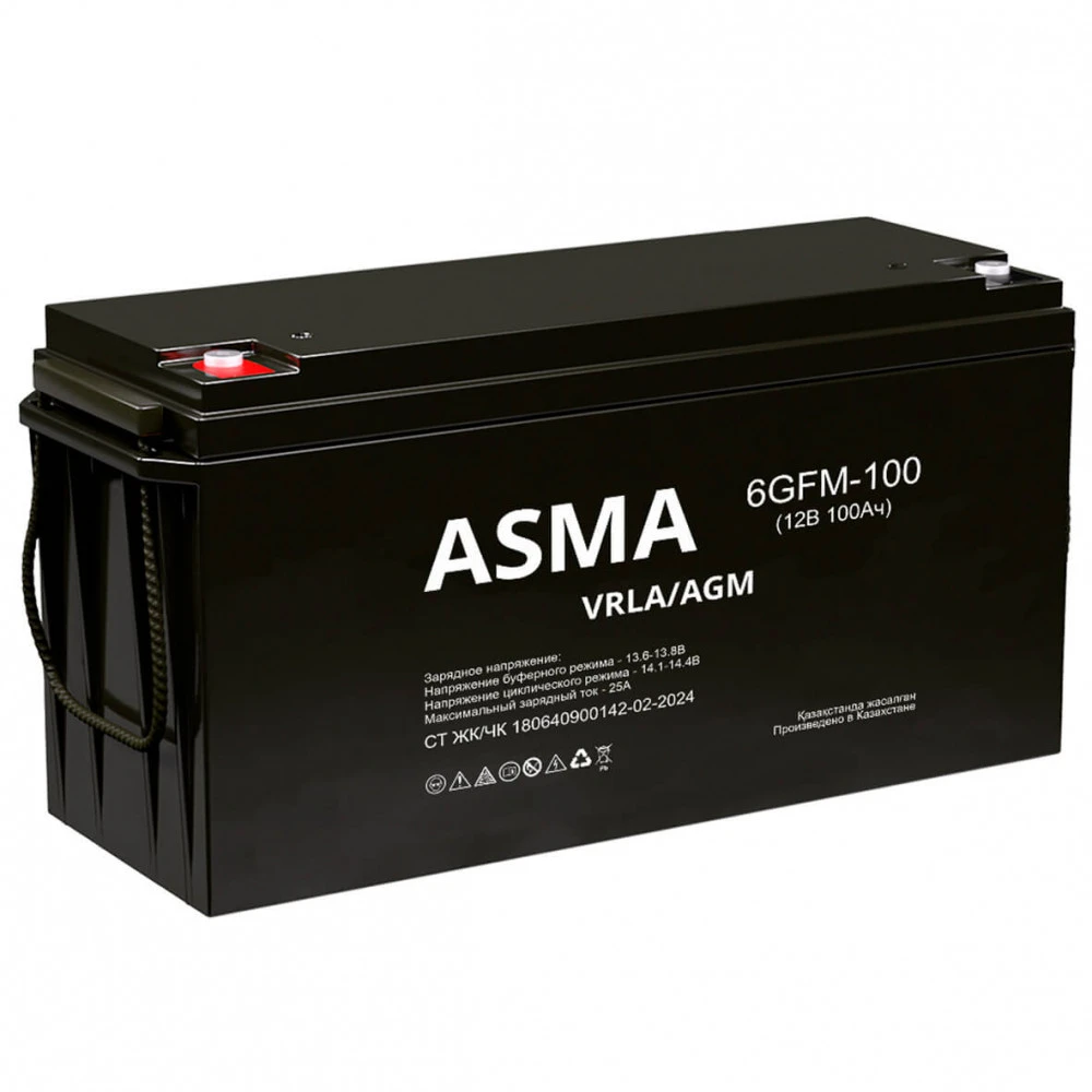 Сменные аккумуляторы АКБ для ИБП Asma 6GFM-100 12 В