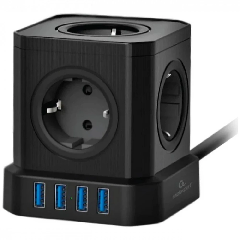 Сетевой фильтр Cablexpert TWR-5-U4-B-2